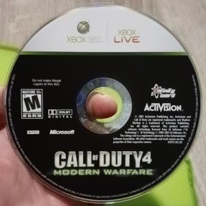Xbox 360 call of duty game